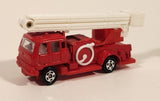 Tomy Tomica No. 88 Isuzu Snorkel Fire Truck Red 1/110 Die Cast Toy Car Vehicle
