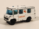 Vintage PlayArt Mercedes Benz Ambulance H453 White Die Cast Toy Car Vehicle Made in Hong Kong