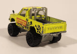 Majorette No. 287 and 292 4x4 Toyota Pick-up Truck Western Rodeo Fluorescent Yellow Die Cast Toy Car Vehicle with Opening Hood