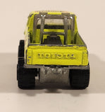 Majorette No. 287 and 292 4x4 Toyota Pick-up Truck Western Rodeo Fluorescent Yellow Die Cast Toy Car Vehicle with Opening Hood