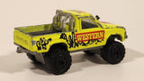 Majorette No. 287 and 292 4x4 Toyota Pick-up Truck Western Rodeo Fluorescent Yellow Die Cast Toy Car Vehicle with Opening Hood