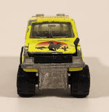 Majorette No. 287 and 292 4x4 Toyota Pick-up Truck Western Rodeo Fluorescent Yellow Die Cast Toy Car Vehicle with Opening Hood