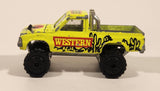 Majorette No. 287 and 292 4x4 Toyota Pick-up Truck Western Rodeo Fluorescent Yellow Die Cast Toy Car Vehicle with Opening Hood