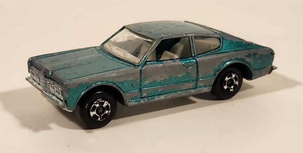 Rare VHTF Vintage Polistil RJ20 Ford Taunus Coupe GT Green Die Cast Toy Car Vehicle Made in Italy