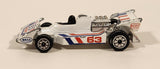 1980 Kenner Fast 111's Formula 1 Indy Race Car #63 Good Year White Die Cast Toy Car Vehicle