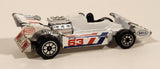1980 Kenner Fast 111's Formula 1 Indy Race Car #63 Good Year White Die Cast Toy Car Vehicle
