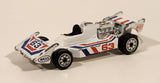 1980 Kenner Fast 111's Formula 1 Indy Race Car #63 Good Year White Die Cast Toy Car Vehicle