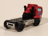 2015 Hot Wheels City Rigs Highway Blast Semi Truck #24 Red Die Cast Toy Car Vehicle