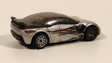 2002 Hot Wheels Pontiac Rageous Metalflake Silver Die Cast Toy Car Vehicle