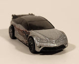 2002 Hot Wheels Pontiac Rageous Metalflake Silver Die Cast Toy Car Vehicle