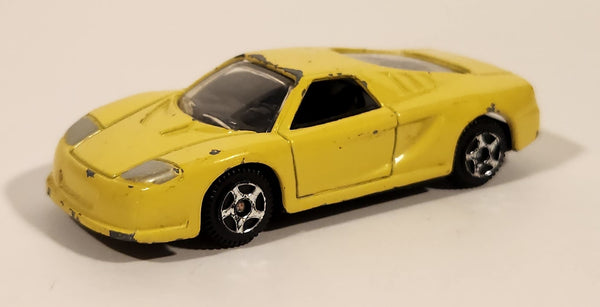MotorMax No. 6069 Yellow Die Cast Toy Sports Car Vehicle
