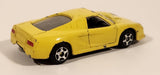 MotorMax No. 6069 Yellow Die Cast Toy Sports Car Vehicle