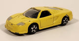 MotorMax No. 6069 Yellow Die Cast Toy Sports Car Vehicle