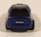 2011 Hot Wheels Wall Tracks Ford Escort Rally #71 Metallic Blue Die Cast Toy Car Vehicle