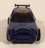 2011 Hot Wheels Wall Tracks Ford Escort Rally #71 Metallic Blue Die Cast Toy Car Vehicle