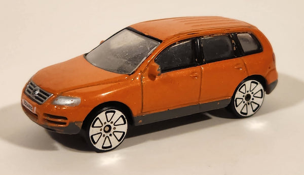 RealToy Volkswagen Touareg Orange 1/61 Scale Die Cast Toy Car Vehicle