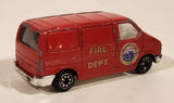 Welly No. 9591 Fire Dept Emergency Service Volkswagen T4 Van Red 1/64 Scale Die Cast Toy Car Vehicle