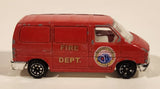 Welly No. 9591 Fire Dept Emergency Service Volkswagen T4 Van Red 1/64 Scale Die Cast Toy Car Vehicle