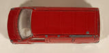 Welly No. 9591 Fire Dept Emergency Service Volkswagen T4 Van Red 1/64 Scale Die Cast Toy Car Vehicle