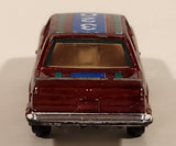 Yatming No. 1029 BMW 320i Dark Red M-Power Blue #320 Turbo Rally Die Cast Toy Car Vehicle