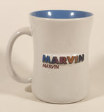 2002 Six Flags Warner Bros. Looney Tunes Marvin The Martian 4 1/2" Tall Embossed Ceramic Coffee Mug Cup