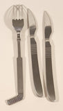 The Canadian Brewhouse Hockey Stick Fork and Two Knives