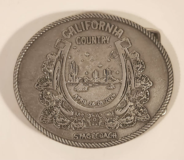 California Country Stagecoach Country Music Festival April 26-28, 2024 Metal Belt Buckle