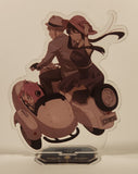 Spy X Family Motor Cycle with Side Car Anya Loid Yor Character Scene Acrylic Stand Figure