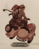 Spy X Family Motor Cycle with Side Car Anya Loid Yor Character Scene Acrylic Stand Figure