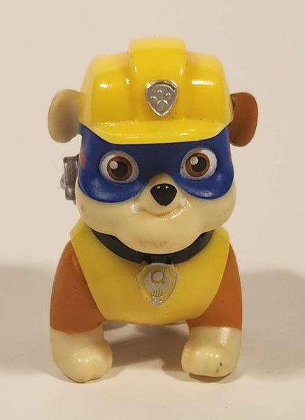 SML Spin Master Paw Patrol Rubble Dog 2 1/2" Toy Figure