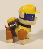 SML Spin Master Paw Patrol Rubble Dog 2 1/2" Toy Figure
