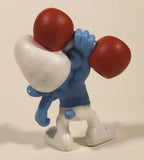 2011 McDonald's Peyo "Hefty" Weight Lifting Body Builder PVC Toy Figure