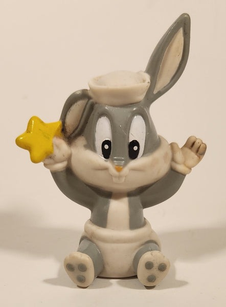 Rare 1994 Warner Bros. Looney Tunes Baby Bugs Bunny 3 1/2" Tall Toy Figure