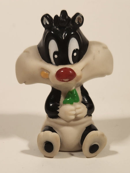 Rare 1994 Warner Bros. Looney Tunes Baby Sylvester The Cat 3" Tall Toy Figure
