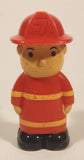 Boley Lights and Sound Fire Truck Fireman 2 5/8" Tall Plastic Toy Figure