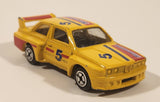 Corgi BMW M3 Silverstone #5 Yellow Die Cast Toy Car Vehicle