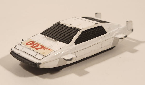 Vintage Corgi Juniors Lotus Esprit 007 James Bond White Die Cast Toy Spy Movie Character Car Vehicle