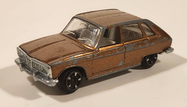 Vintage Polistil Renault 16 TS Brown Die Cast Toy Car Vehicle