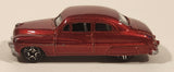 MotorMax Super Wheels No. 6075 1949 Mercury Coupe Metallic Dark Red Die Cast Toy Car Vehicle
