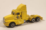 1989 Racing Champions Semi Tractor Truck Innkeeper Yellow Die Cast Toy Car Vehicle