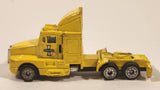 1989 Racing Champions Semi Tractor Truck Innkeeper Yellow Die Cast Toy Car Vehicle