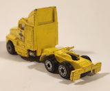 1989 Racing Champions Semi Tractor Truck Innkeeper Yellow Die Cast Toy Car Vehicle