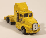 1989 Racing Champions Semi Tractor Truck Innkeeper Yellow Die Cast Toy Car Vehicle