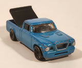 2011 Hot Wheels '63 Studebaker Champ Truck Metalflake Aqua Blue Die Cast Toy Classic Car Vehicle With Good Year Eagle Tires