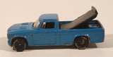 2011 Hot Wheels '63 Studebaker Champ Truck Metalflake Aqua Blue Die Cast Toy Classic Car Vehicle With Good Year Eagle Tires