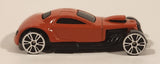 Motor Max No. W6201 W6202 Orange Die Cast Toy Car Vehicle