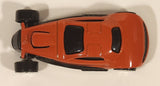 Motor Max No. W6201 W6202 Orange Die Cast Toy Car Vehicle