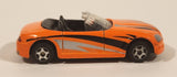 MotorMax No. 6068 Convertible Bright Orange Die Cast Toy Sports Car Vehicle