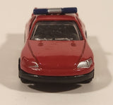 Motor Max Fire Department Chief Red w/ Blue Lights No. 6071 Die Cast Toy Car Emergency Rescue Vehicle