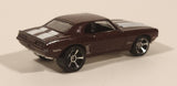 2011 Hot Wheels Street Beasts '69 Camaro Metallic Burgundy Die Cast Toy Muscle Car Vehicle